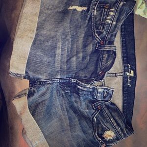 Seven for all mandkind jean shorts